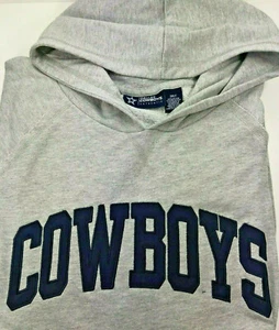 Dallas Cowboys / Mens French Terry Hooded L/S Sweatshirt / Gray /NWT Reg $75 - Picture 1 of 10