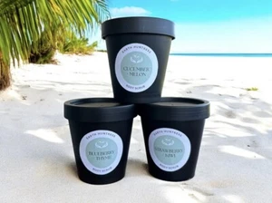 Exfoliating body scrub, Cucumber + Melon. Natural, Vegan Australian Skincare - Picture 1 of 1