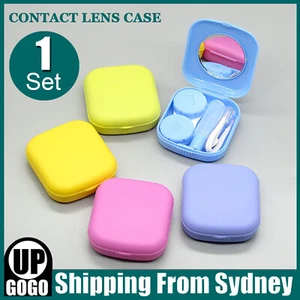Contact lens Case Inserter Remover soft Tip Applicator Tweezer Storage Case Set - Picture 1 of 11