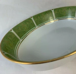 Eroica 2041 Fine China by Noritake Bowl Side Dish Oval Serving Bowl Gold Trim! - Picture 1 of 12