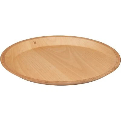 WMF Serviertablett rund Servierplatte Dekotablett 37,5cm Kineo Buchenholz  - Bild 1 von 4