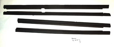 88 89 90 91 Honda Civic VAGÓN 4 piezas cinturón moldura negro puerta exterior barrido pintado #3 Foto 1 de 4