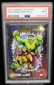 1992 Impel Marvel Universe Wolverine and Hulk #76 PSA 9 Team-Ups X-Men Avengers - Picture 1 of 4