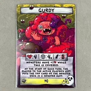 Tarjeta de Kickstarter The Binding of Isaac Four Souls Réquiem Gurdy Art Alt - Imagen 1 de 3