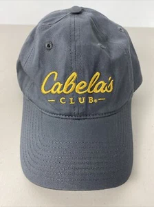GRAY CABELA'S CLUB STRAPBACK ADJUSTABLE HAT IN EXCELLENT CONDITION - Picture 1 of 4