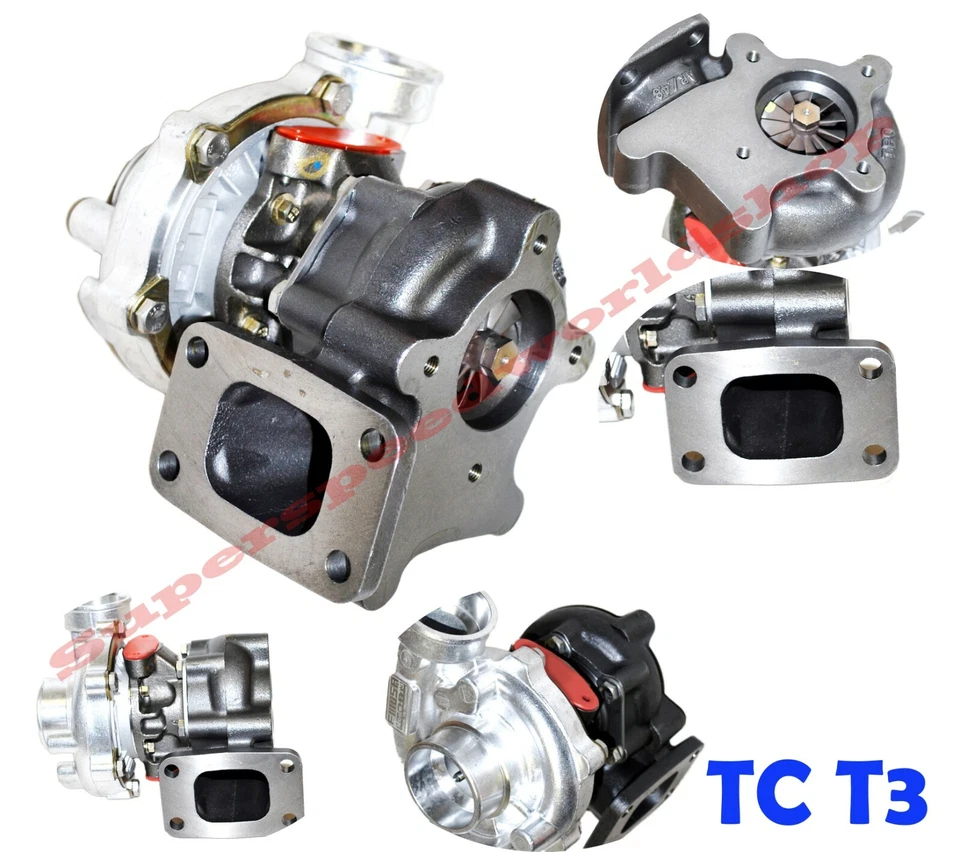 CARGADOR TURBO T3 UNIVERSAL 0,48 A/R lado caliente 45 moldura ETAPA III T3-4 BRIDA PERNO Foto 1 de 4