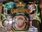 Green / white Power Rangers Legacy Mighty Morphin Morpher with hybrid coin 