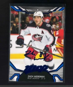 Zach Werenski 2022-23 Upper Deck MVP Hockey #146 Blue Jackets Blue Script - Picture 1 of 2