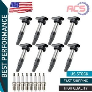 8X Ignition Coils +8 Spark Plugs for 03-09 JAGUAR Land Rover 4.2L V8 UF533 UF519 - Picture 1 of 10