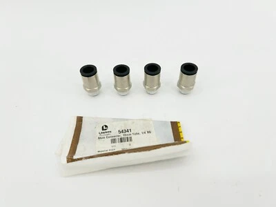 Lot of 4 New Lawson 54341 Male Connectors, 12mm Tube, 1/4 BS - Изображение 1 из 4