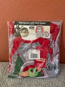 $ Drop-Mandalorian Nightgown with Doll Gown(fits 18" doll)-4 in SZ 6 & 1 in SZ 8 - Picture 1 of 5