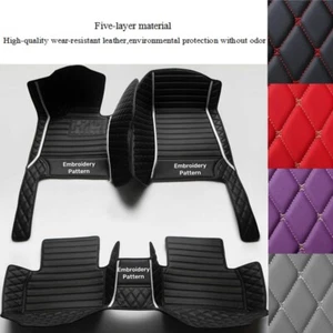 For Audi A7/A7L- A8/A8L-e-tron Car Floor Mats Waterproof Auto Carpets Custom - Picture 1 of 30
