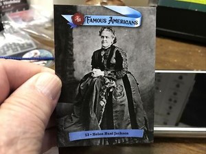 2021 Historic Autographs Famous Americans # 53 HELEN HUNT JACKSON