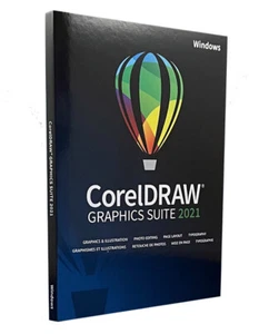 CorelDRAW Graphics Suite 2021 - Perpetual Commercial, Retail Box CDGS2021EFD - Picture 1 of 3