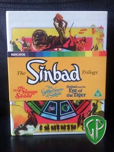 The Sinbad Trilogy - Ray Harryhausen - Indicator Limited Ed Blu Ray - NEW/SEALED - Picture 1 of 4