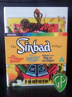 The Sinbad Trilogy - Ray Harryhausen - Indicator Limited Ed Blu Ray - NEW/SEALED - Image 1 of 4