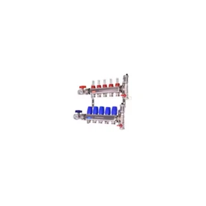 Legend 8300P-10-5 5 port stainless hydronics manifold w/air purge and fill - Picture 1 of 1
