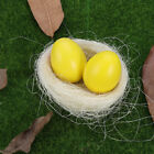 6 Wielkanocne gniazdo Kosz wielkanocny Wielkanocne króliki Jajka Świąteczny kosz na dekorację stołu Wiosna