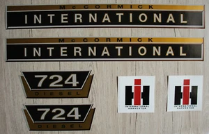 IHC / Mc Cormick Aufkleber international 724 Gold Logo Emblem Sticker Label - Bild 1 von 1