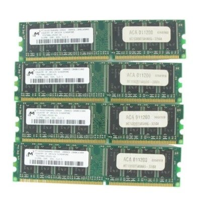 Mixed Lot Of 47 x  512MB DDR PC3200 2700 2100 400MHz Ram NON-ECC Desktop Memory - Image 1 of 4