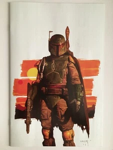 Star Wars Boba Fett Cómic Guerra de Cazarrecompensas #1 Gist Variante Virgen Casi Nuevo con Tarjeta - Imagen 1 de 8