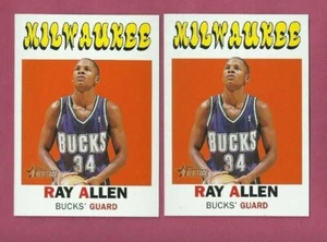 2000-01 TOPPS HERITAGE RAY ALLEN CARD #19 LOT MILWAUKEE BUCKS - Picture 1 of 1