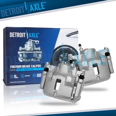 Front Brake Calipers w/Brackets for 2003-2008 Pontiac Vibe Toyota Corolla Matrix - Image 1 of 4