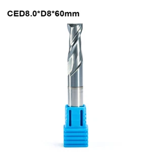  HRC55 dos 2 flautas para fresa de extremo de acero de aluminio / fresa 8 * 20 * 60 mm  - Imagen 1 de 2