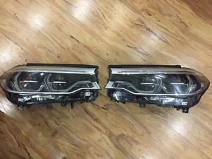 BMW 5 G30 G31 F90 Adaptive LED RHD HEADLIGHTS SET AHL ICON OEM Original - Picture 1 of 11