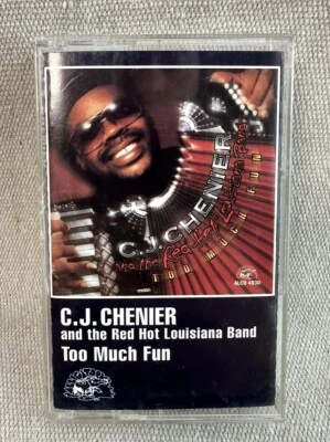 C.J. Chenier And The Red Hot Louisiana Band ‎Too Much Fun Cassette  Zydeco - Image 1 of 4