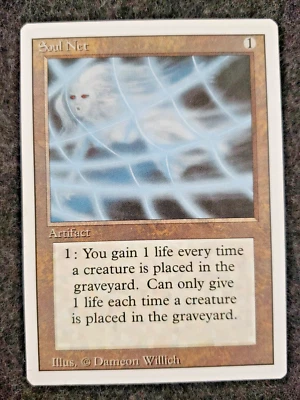 Soul Net Magic the Gathering Revised Never Played MINT  MTG 3rd .......(DS3D1K1) - Image 1 of 4