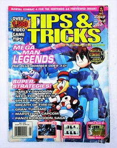 "Tips & Tricks May 1998" Video Game Magazine Mortal Kombat Mega Man Speed Racer - Picture 1 of 4