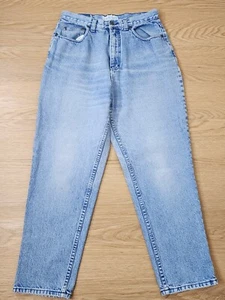 Vtg 90s LA Blues High Waisted Stone Wash Mom Jeans Womens 14 Tapered Leg 33x29 - Picture 1 of 12