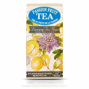 Mlesna Ceylon black luxury tea bags with natural Passion fruit extracts ice cold - Picture 1 of 2