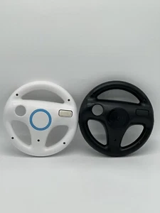 Lot of 2 Genuine Nintendo Mario Kart Wii Racing Steering Wheel OEM RVL-024 - Picture 1 of 13