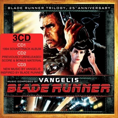 Vangelis: Blade Runner Trilogy 25th Anniversary (Remastered) 3CD-New $49.99 - Image 1 of 4