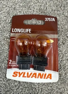 BOMBILLA DE LARGA DURACIÓN SYLVANIA 3457A CANTIDAD 2 DRL INTERMITENTE MARCADOR LATERAL ÁMBAR - Imagen 1 de 4