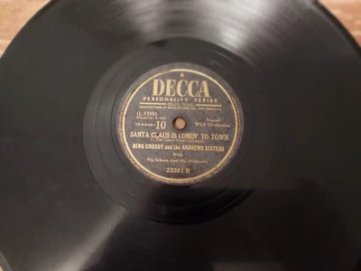 DECCA 78/BING CROSBY & ANDREWS SISTERS../Christmas Favorites.. - Image 1 of 4