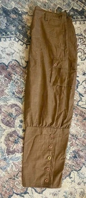 The Pirate Dressing Jodhpurs Pants Steampunk Cosplay Victorian Trousers XL Plaid - Image 1 of 4