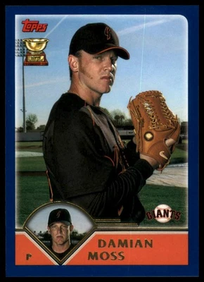 2003 Topps #537 Damian Moss San Francisco Giants Baseball - Image 1 of 2