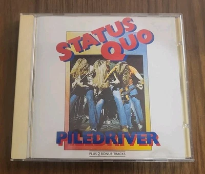 Status Quo - Piledriver CD Reissue 1990 Yellow/Red Label Germany EX/NM- Foto 1 de 3