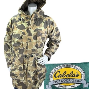 Cabela's Gore-Tex Thinthulate Men XL Camo Parka Hunting Jacket Coat Outdoor Gear - Picture 1 of 13