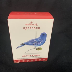 Ornamento Hallmark Mountain Bluebird 2017 - Beauty of Birds #13 - come nuovo in scatola - Foto 1 di 9