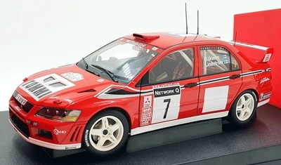 Autoart escala 1/18 Diecast 80151 Mitsubishi Lancer EVO VII WRC #7 2001 T.Makinen Foto 1 de 4