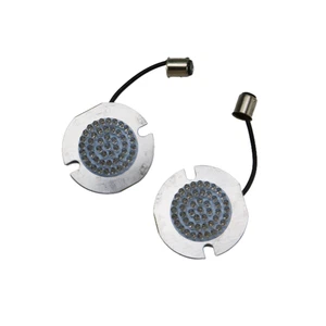 Motos LED Turn Signal Lamp 3 inch Inserts Light for Harley Electra - Picture 1 of 5