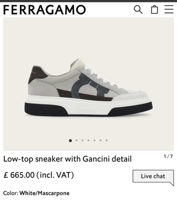 费拉加莫运动鞋男式12(价格协商) — 第 1/3 张图片