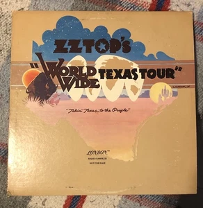 ZZ Top World Wide Texas Tour Radio Promo Sampler Vinyl Record LP! - Picture 1 of 5