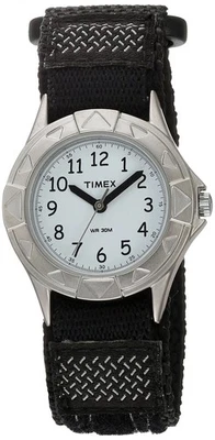 Reloj Timex Boys T79051 My First Outdoors negro con correa de envoltura rápida Foto 1 de 2