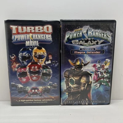 Mighty Morphin Power Rangers The Movie And lost galaxy VHS Lot - 1990’s - Image 1 of 4