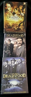 Deadwood Seasons 1 - 3  (Season 3 SEALED) Complete Series DVD Box Sets - Image 1 of 4